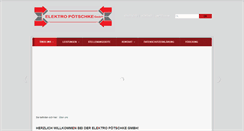Desktop Screenshot of elektro-poetschke.com